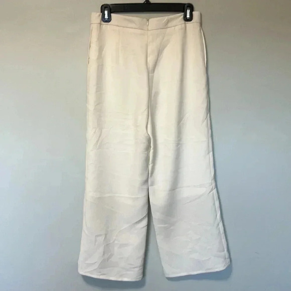 Yigal Azrouel off white  ivory wide pants - Picture 4 of 8